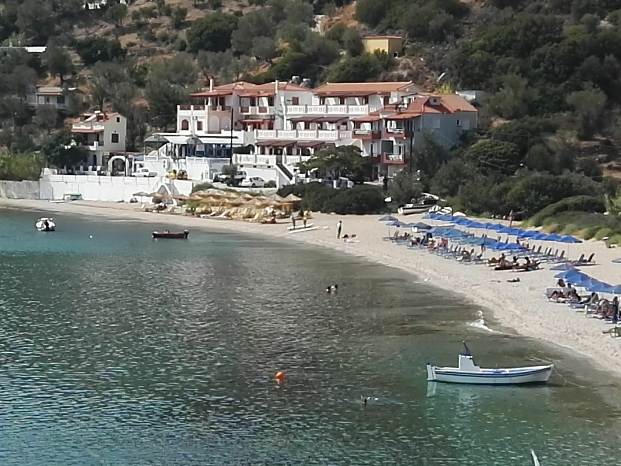 Nereides Seaside Apartments Marathókampos Buitenkant foto